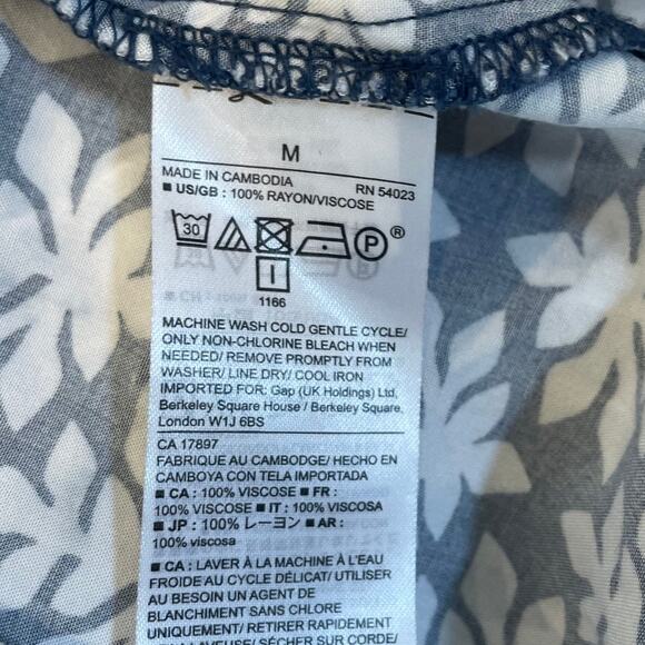 Gap Spaghetti Strap Elastic Waist Sundress Sz M - Picture 5 of 5